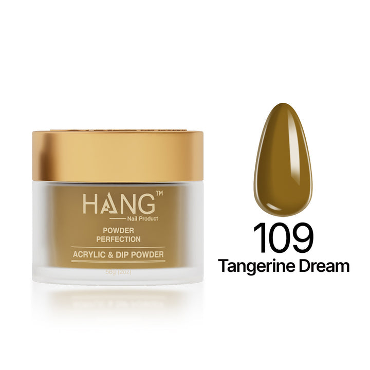 109 Tangerine Dream - Moonlight Dip Powder- Hang Nail Product Dip Powder