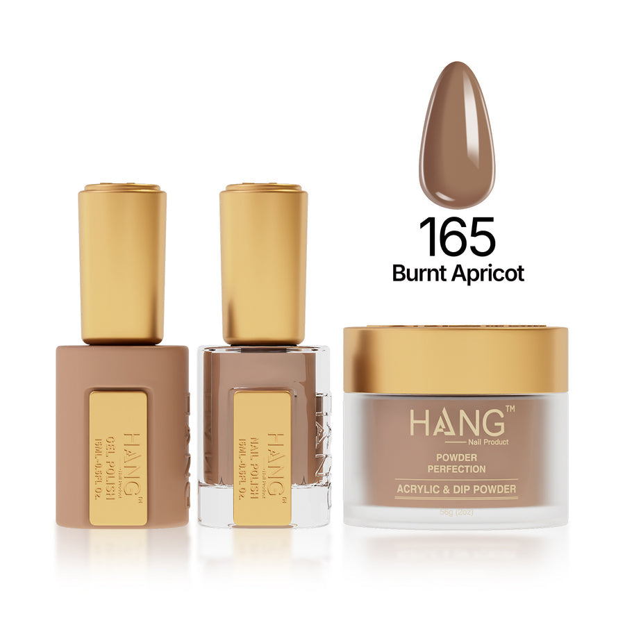 165 Burnt Apricot - Moonlight Trio - Hang Nail Product Trio Matching Set