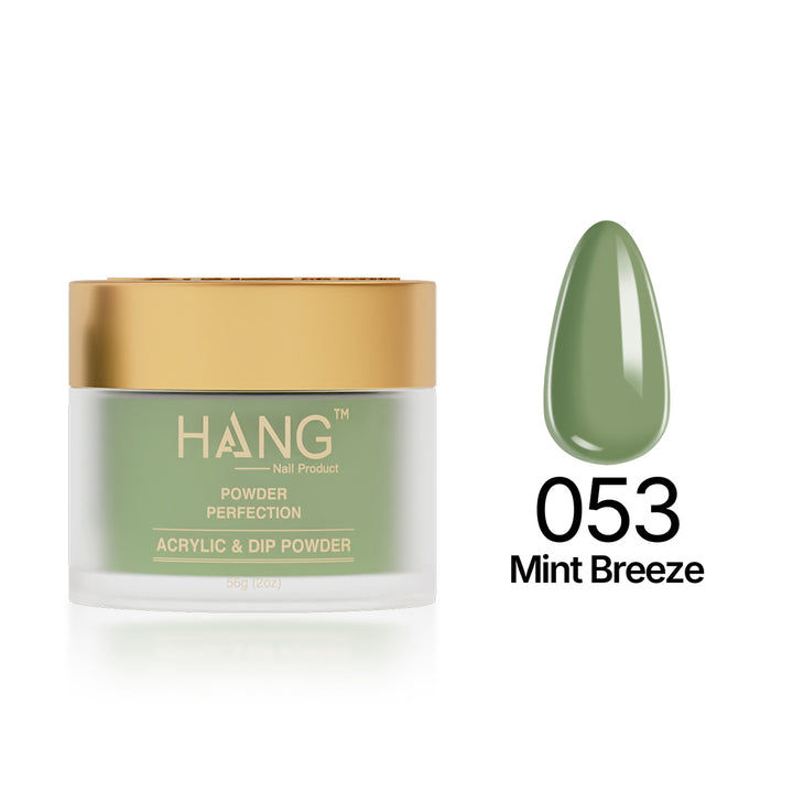 053 Mint Breeze  - Moonlight Dip Powder- Hang Nail Product Dip Powder