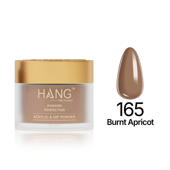165 Burnt Apricot - Moonlight Dip Powder- Hang Nail Product Dip Powder