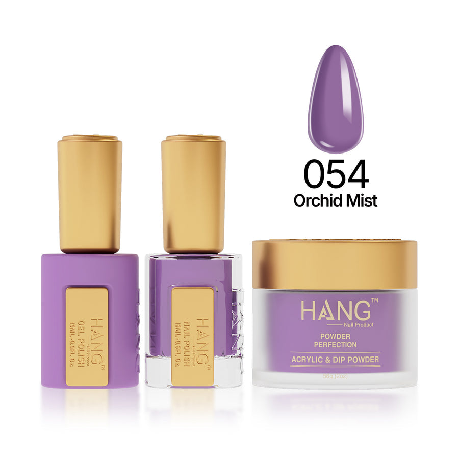 054 Orchid Mist  - Moonlight Trio - Hang Nail Product Trio Matching Set