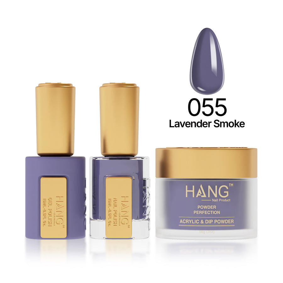 055 Lavender Smoke - Moonlight Trio - Hang Nail Product Trio Matching Set