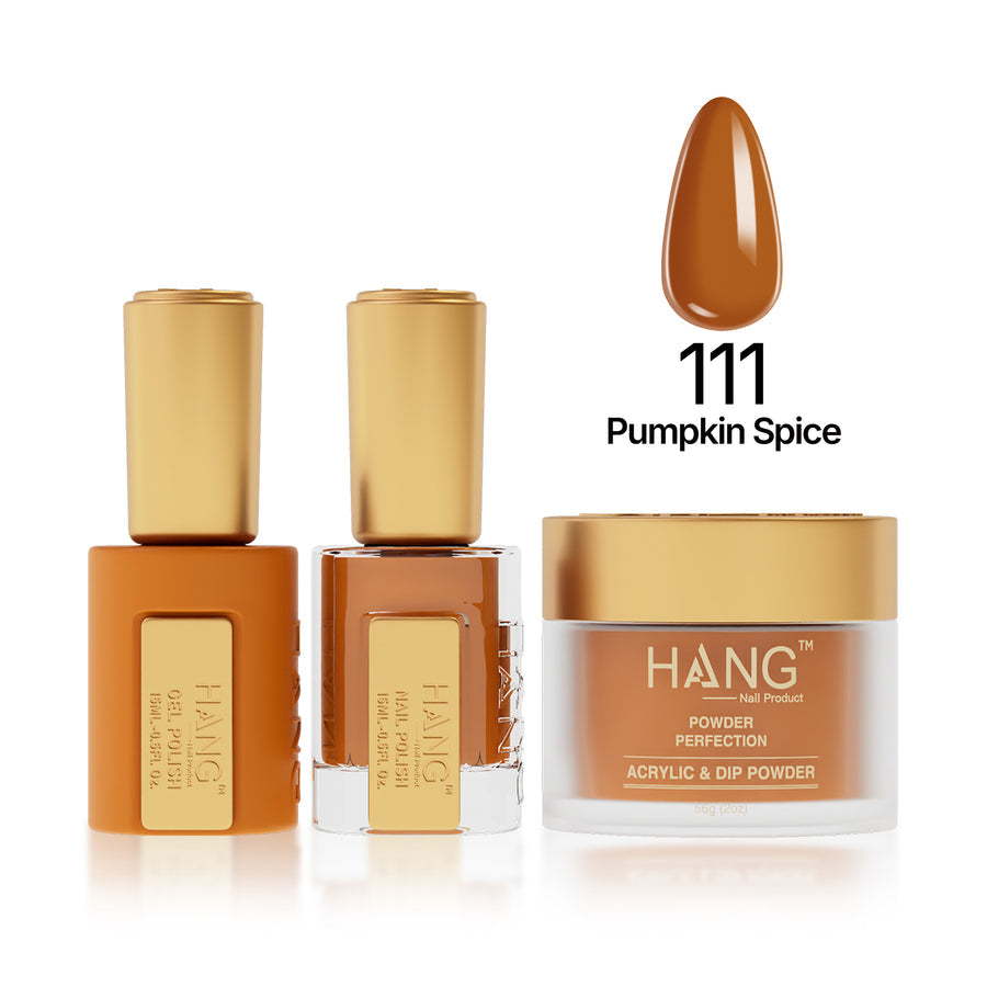 111 Pumpkin Spice - Moonlight Trio - Hang Nail Product Trio Matching Set