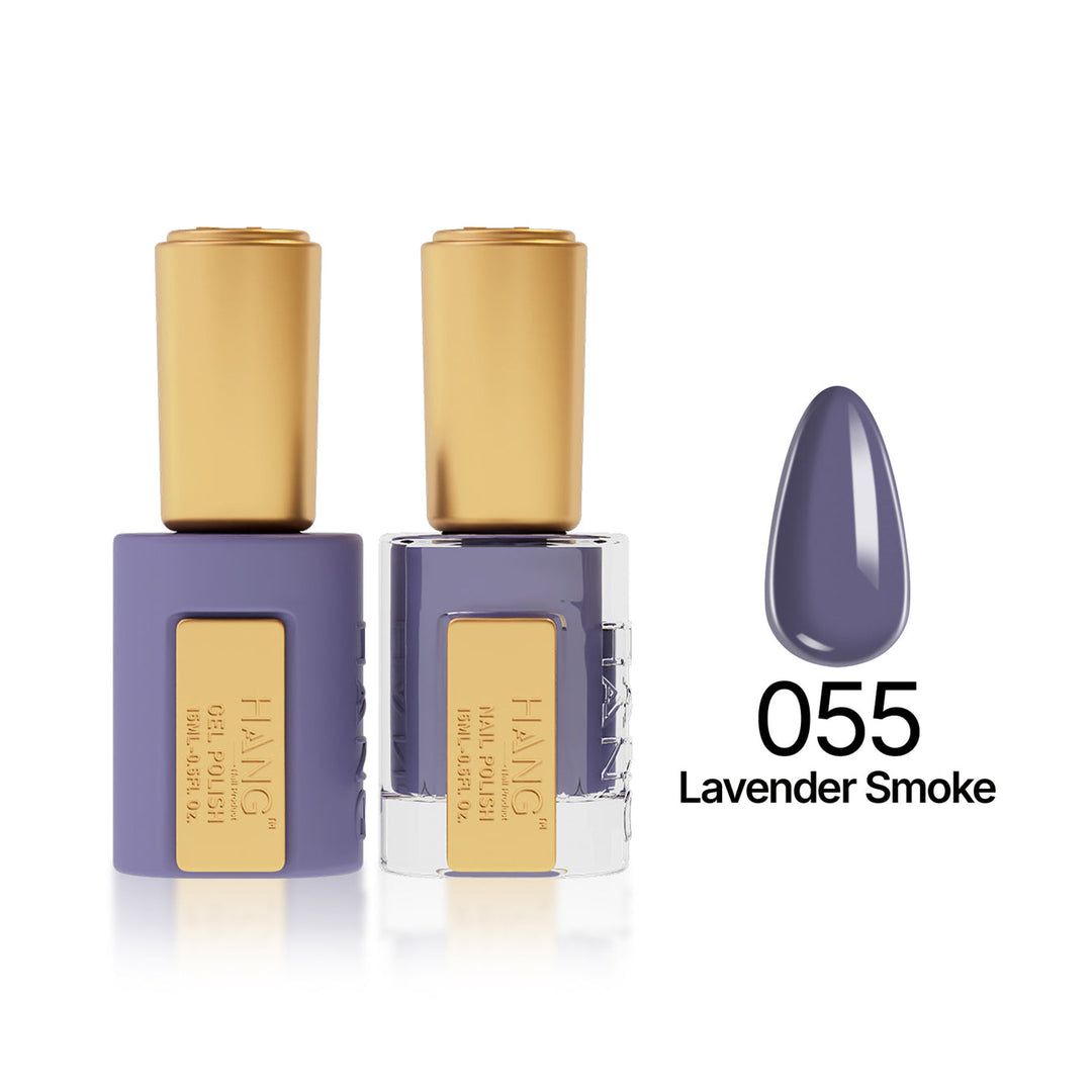 055 Lavender Smoke - Moonlight Duo - Hang Nail Product Duo Matching Set