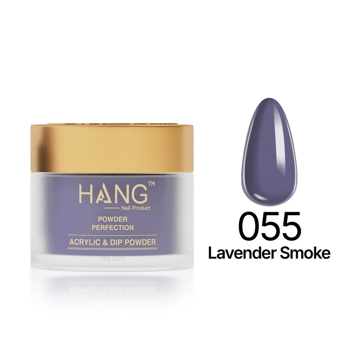 055 Lavender Smoke - Moonlight Dip Powder- Hang Nail Product Dip Powder