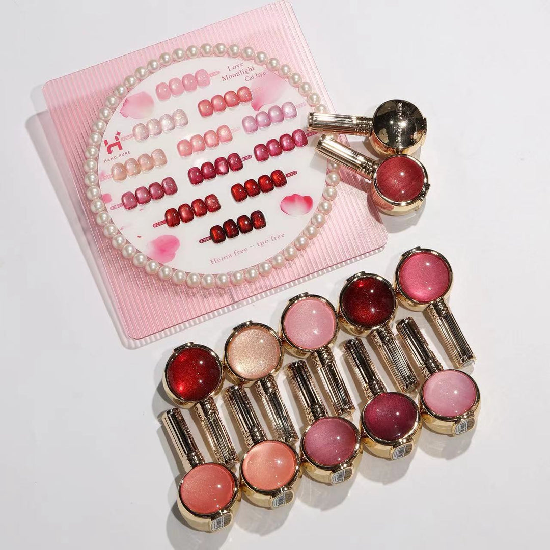Hang Pure Love Moonlight Cat Eye color display shades 247-258