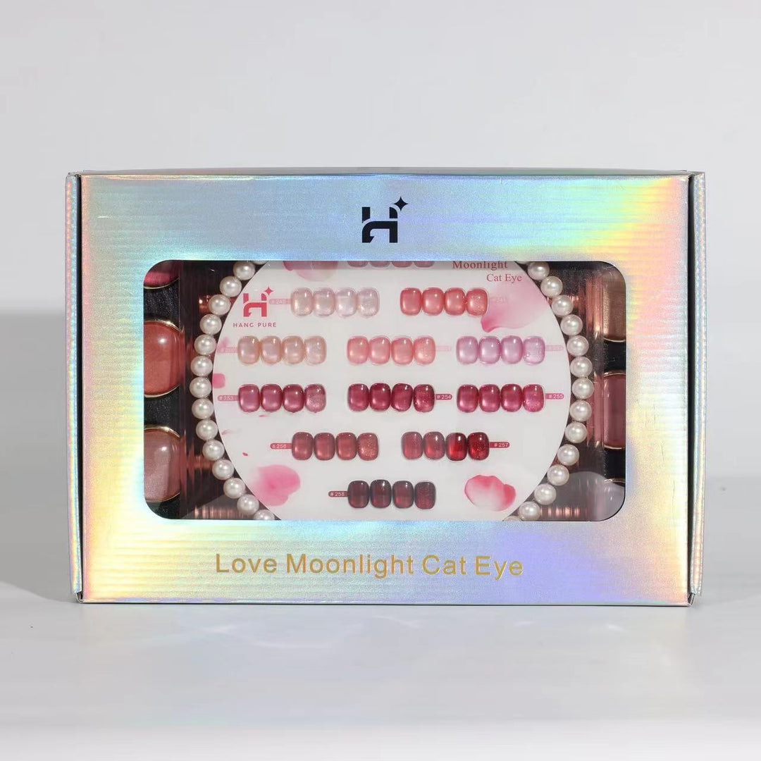 Hang Love Moonlight Cat Eye 12 color salon gel set