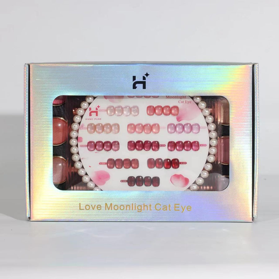 Hang Love Moonlight Cat Eye 12 color salon gel set