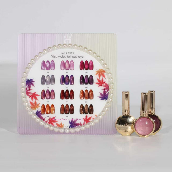 Hang Pure Mist Violet Fall Cat Eye 12 color magnetic gel collection