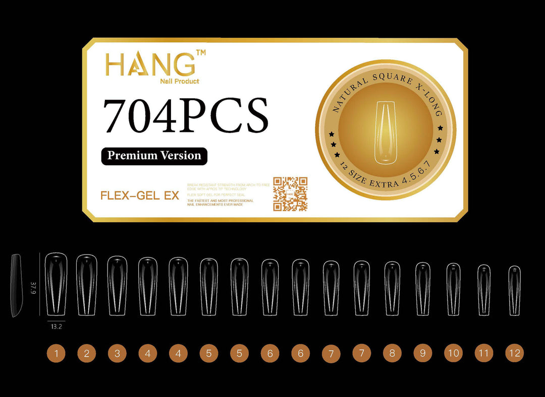 Hang Nail Products - Premium Flex-Gel Ex (Natural Square)
