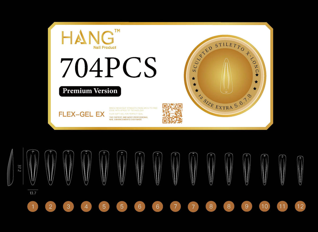 Hang Nail Products - Premium Flex-Gel Ex (Natural Stiletto)