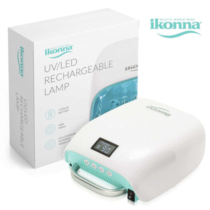 iKonna Portable UV/LED Lamp 48W - White nailmall