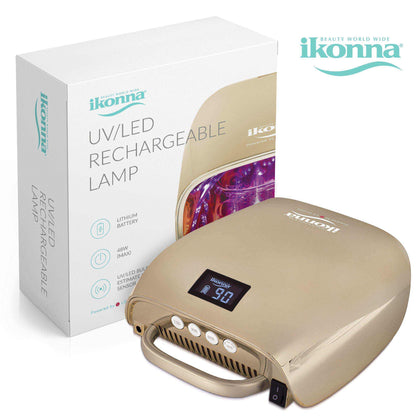 iKonna Portable UV/LED Lamp - Rose Gold nailmall