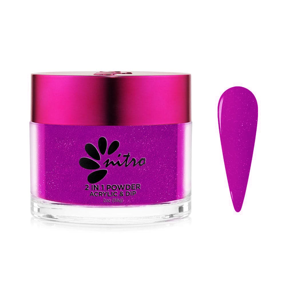 A063 - Violet Sequin - Nitro Dip/Acrylic Powder - Bella Collection