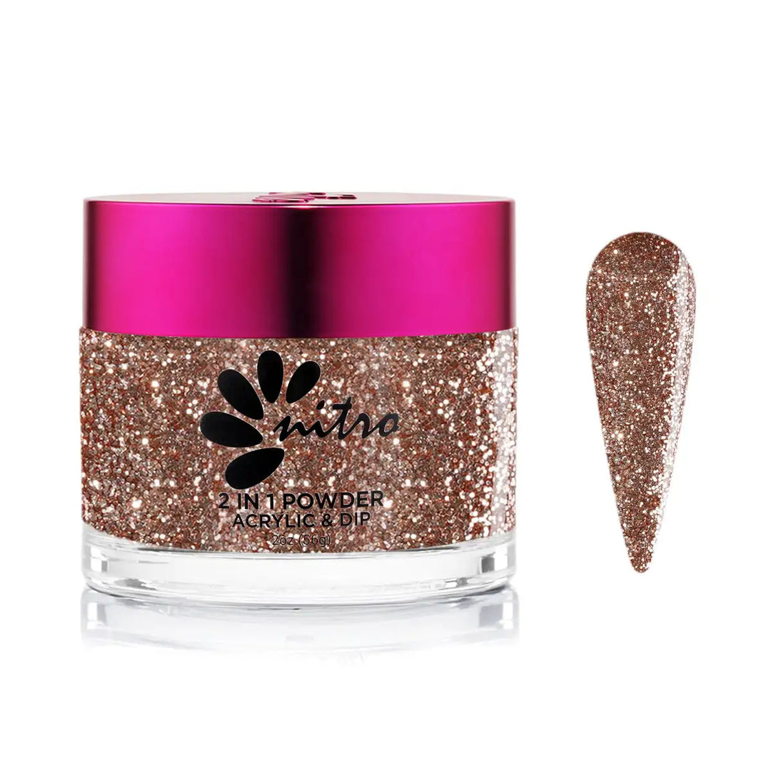 A122 - Rose Gold - Nitro Dip/Acrylic Powder - Bella Collection