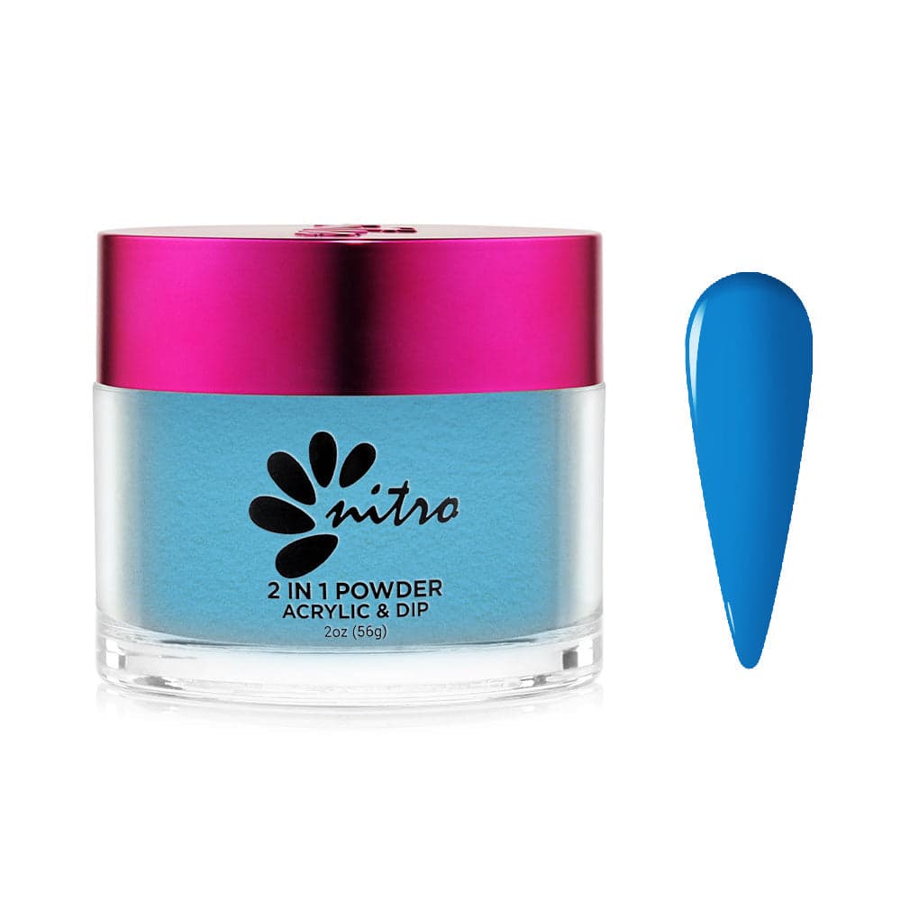 A100 - Bondi Blue - Nitro Dip/Acrylic Powder - Bella Collection