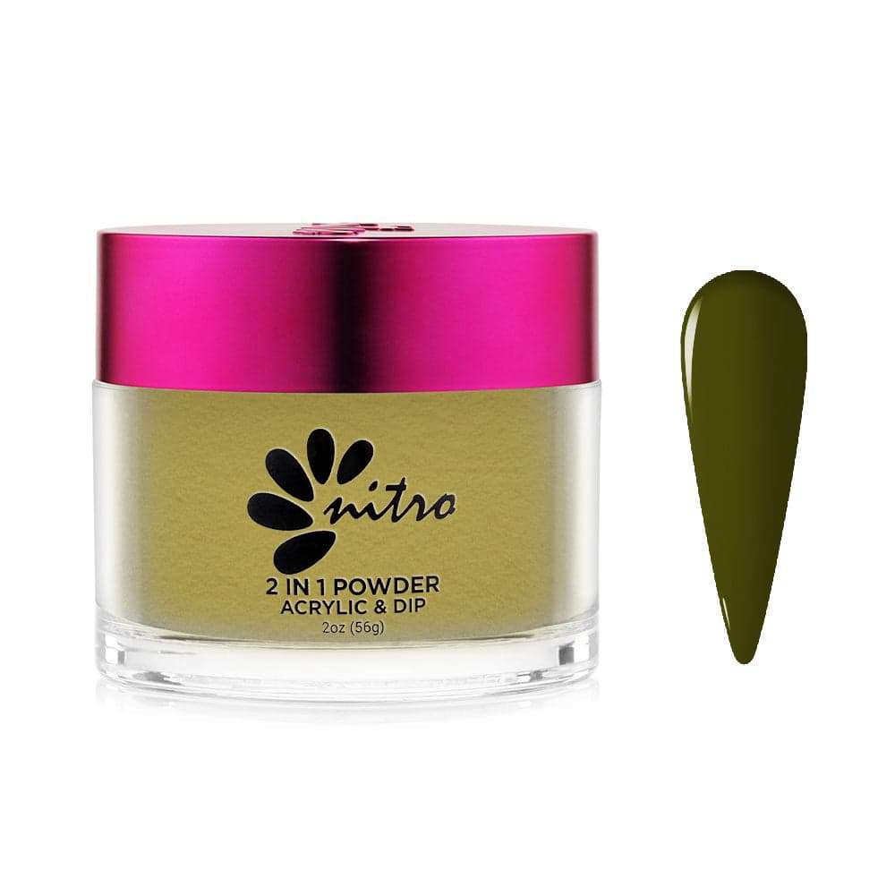 A058 - Army Green - Nitro Dip/Acrylic Powder - Bella Collection