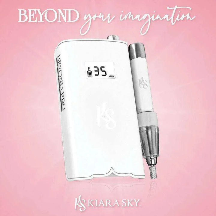 Kiara Sky BeyondPro Portable Nail Drill - White Nail Drill