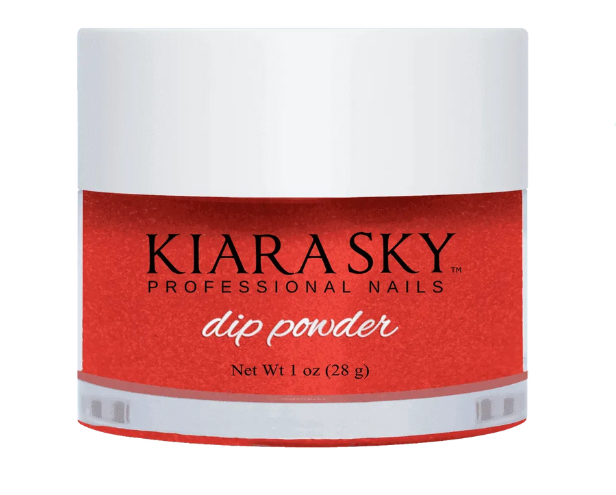 Kiara Sky Dip Powder - D424 I'M NOT RED-E YET Dip Powder