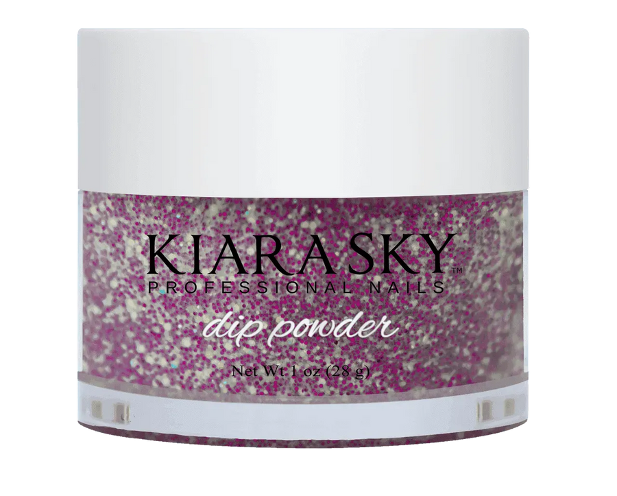 Kiara Sky Dip Powder - D430 PURPLE SPARK Dip Powder