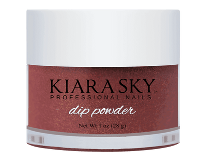 Kiara Sky Dip Powder - D457 FROSTED POMEGRANATE nailmall