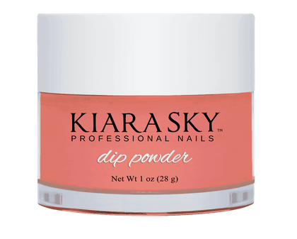 Kiara Sky Dip Powder - D542 TWIZZLY TANGERINE nailmall