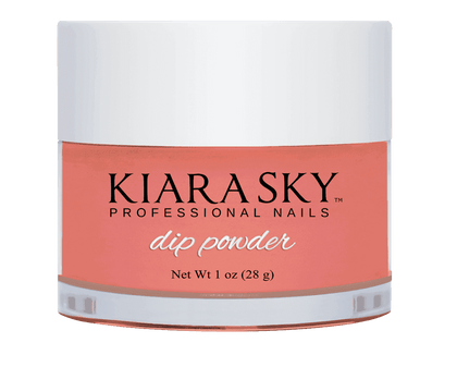 Kiara Sky Dip Powder - D542 TWIZZLY TANGERINE Dip Powder