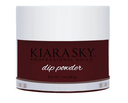 Kiara Sky Dip Powder - D545 RIYALISTIC MAROON nailmall