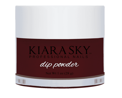 Kiara Sky Dip Powder - D545 RIYALISTIC MAROON Dip Powder