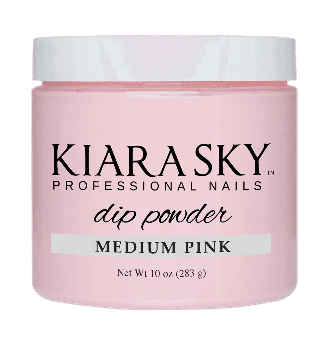 Kiara Sky Dip Powder - Medium Pink 10oz Dip Essential Powders