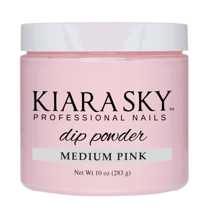 Kiara Sky Dip Powder - Medium Pink 10oz Dip Essential Powders