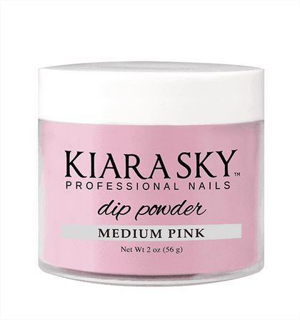 Kiara Sky Dip Powder - Medium Pink 2oz nailmall