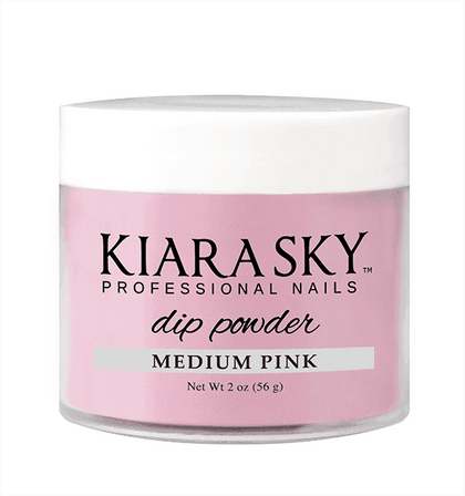 Kiara Sky Dip Powder - Medium Pink 2oz Dip Essential Powders