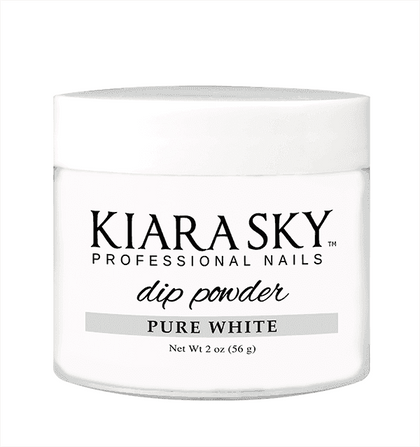 Kiara Sky Dip Powder - Pure White 2oz nailmall