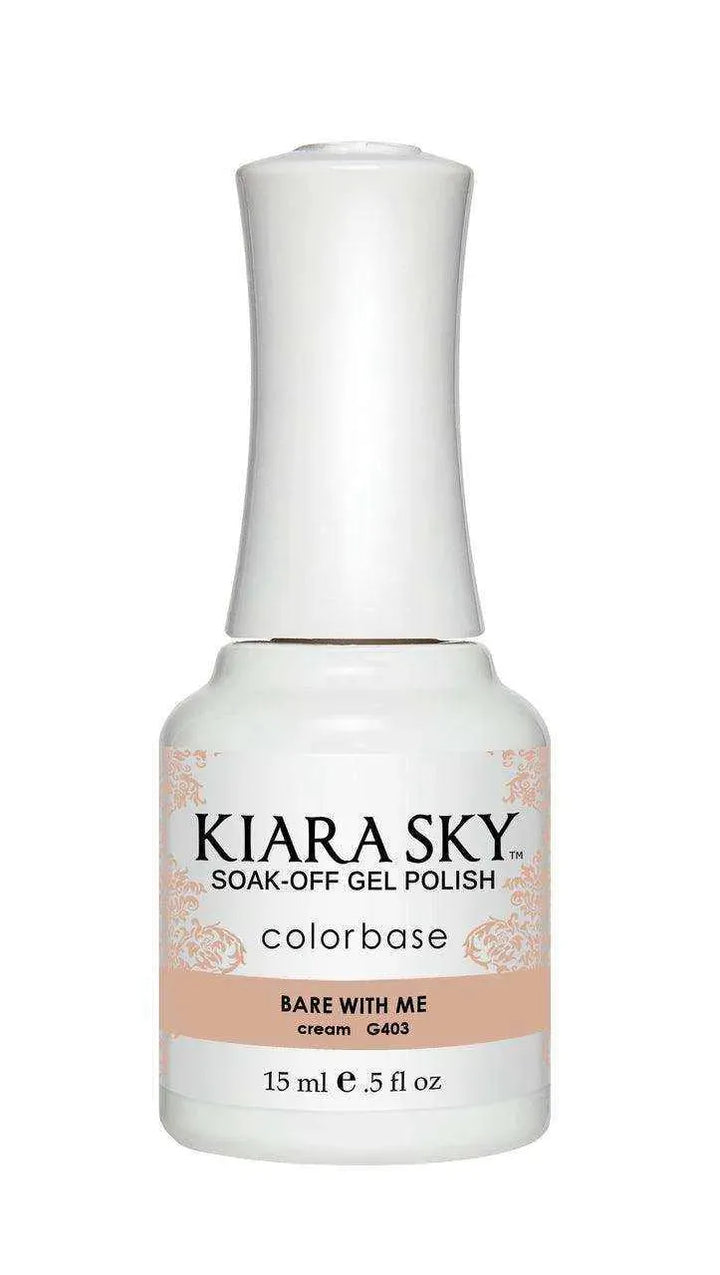 Kiara Sky Duo - Gel & Lacquer Combo - 403 BARE WITH ME Duo - Gel & Lacquer Combo