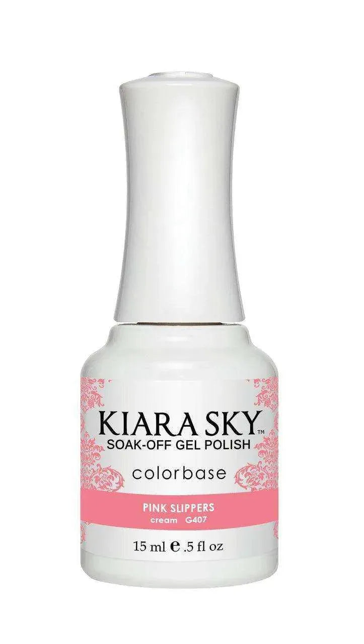 Kiara Sky Duo - Gel & Lacquer Combo - 407 PINK SLIPPERS Duo - Gel & Lacquer Combo
