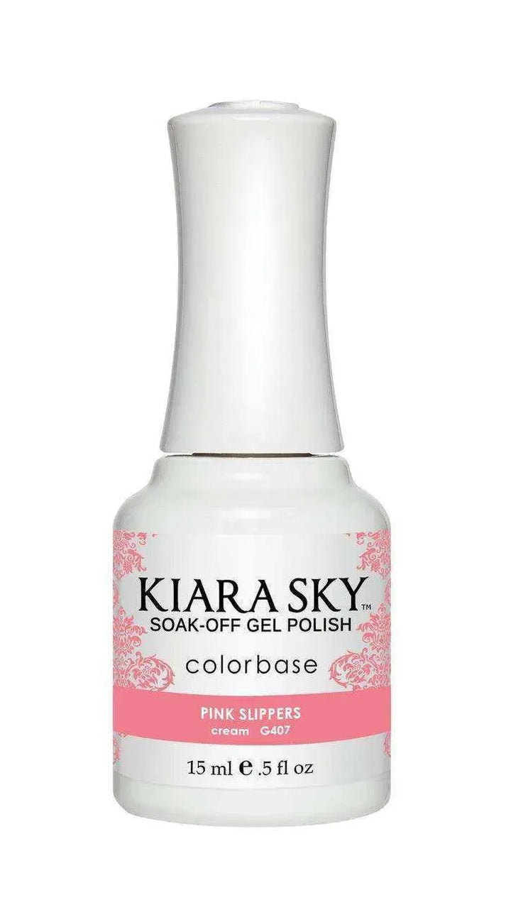 Kiara Sky Duo - Gel & Lacquer Combo - 407 PINK SLIPPERS Duo - Gel & Lacquer Combo