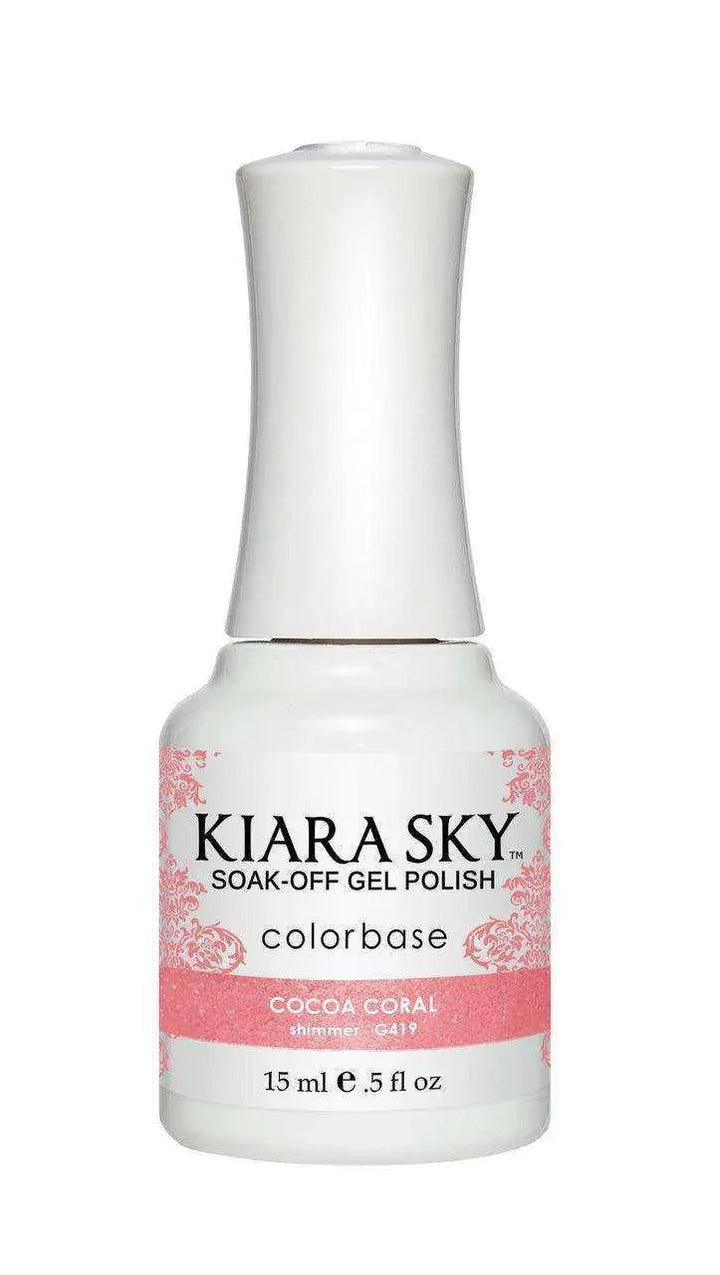 Kiara Sky Duo - Gel & Lacquer Combo - 419 COCOA CORAL Duo - Gel & Lacquer Combo