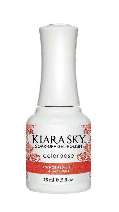 Kiara Sky Duo - Gel & Lacquer Combo - 424 I'M NOT RED-E YET Duo - Gel & Lacquer Combo