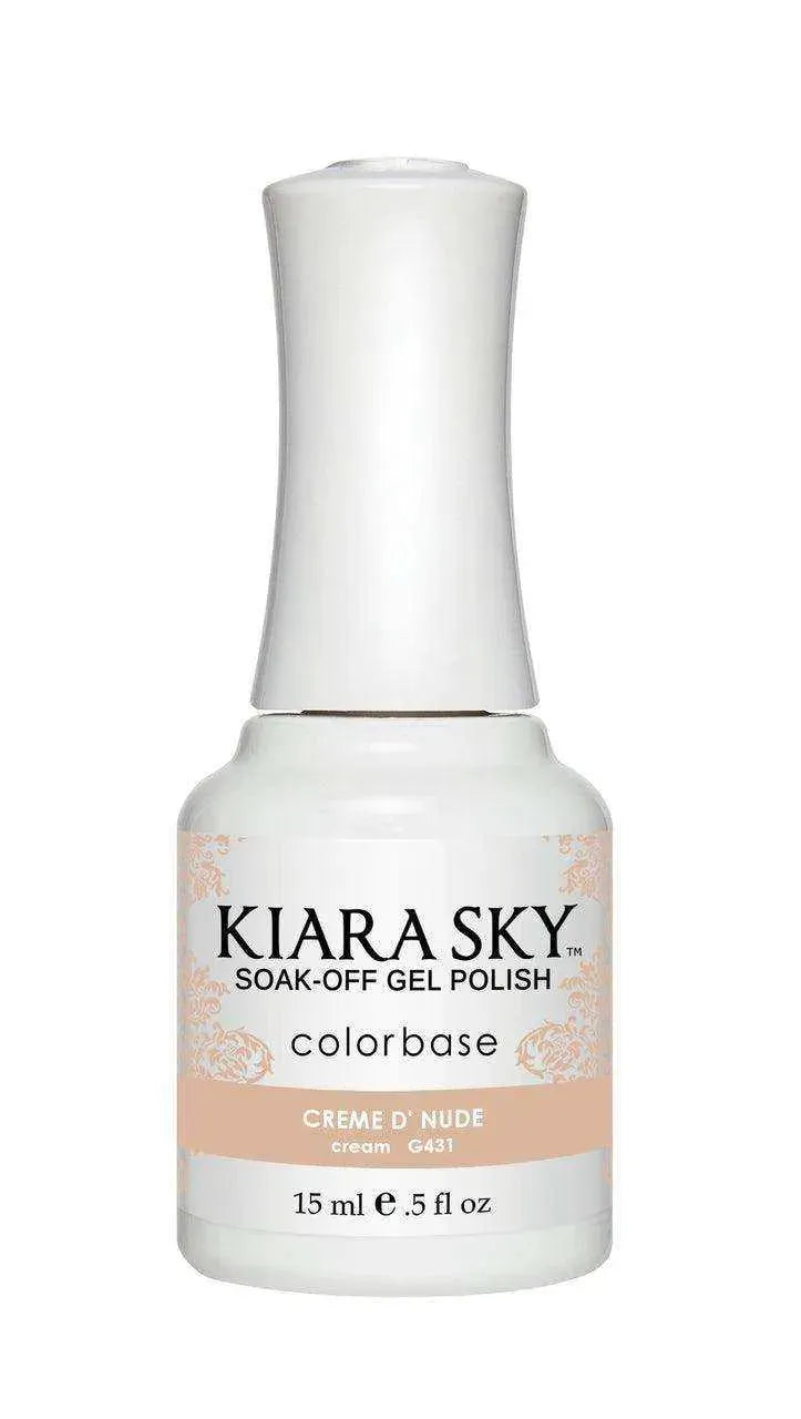 Kiara Sky Duo - Gel & Lacquer Combo - 431 CREME D' NUDE Duo - Gel & Lacquer Combo