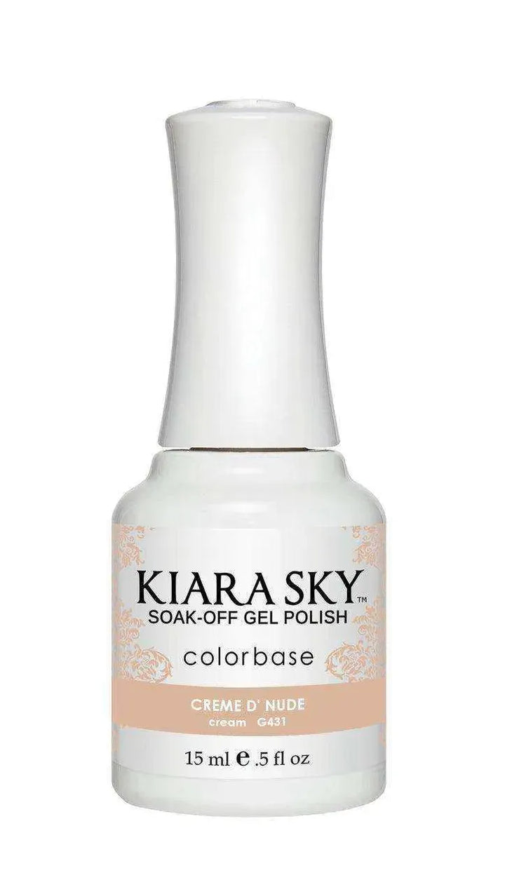 Kiara Sky Duo - Gel & Lacquer Combo - 431 CREME D' NUDE Duo - Gel & Lacquer Combo