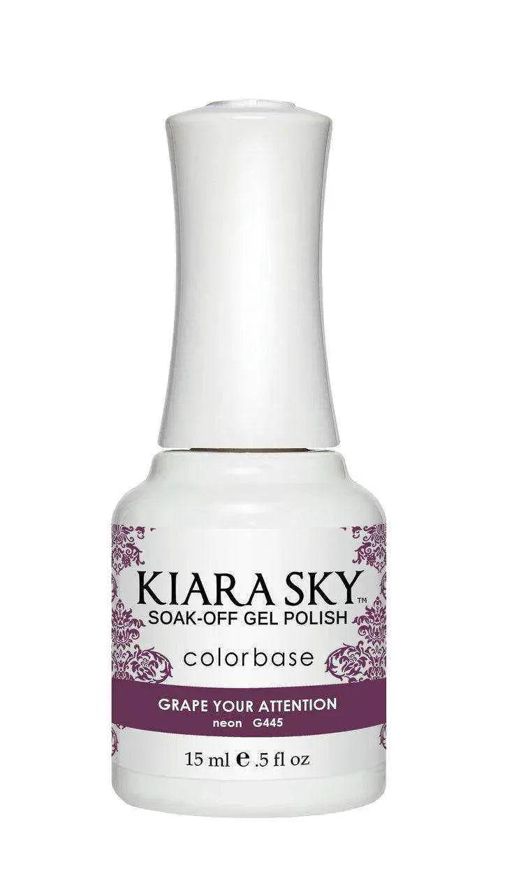 Kiara Sky Duo - Gel & Lacquer Combo - 445 GRAPE YOUR ATTENTION Duo - Gel & Lacquer Combo
