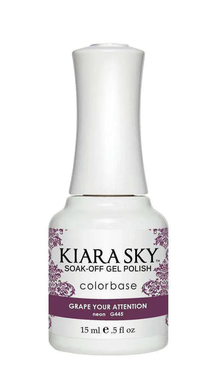 Kiara Sky Duo - Gel & Lacquer Combo - 445 GRAPE YOUR ATTENTION Duo - Gel & Lacquer Combo