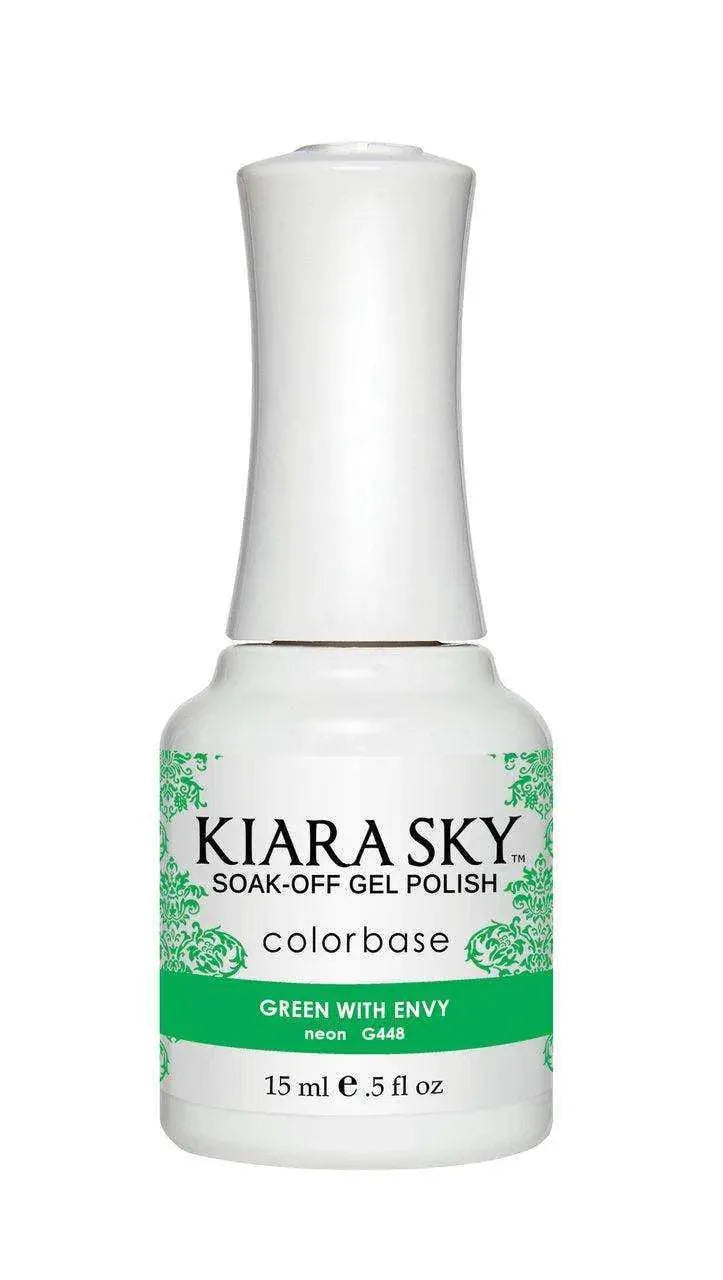 Kiara Sky Duo - Gel & Lacquer Combo - 448 GREEN WITH ENVY Duo - Gel & Lacquer Combo