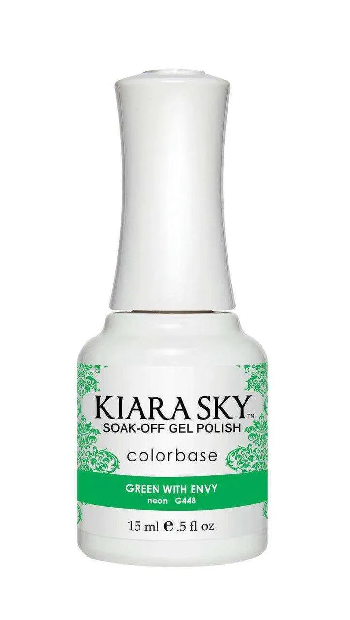 Kiara Sky Duo - Gel & Lacquer Combo - 448 GREEN WITH ENVY Duo - Gel & Lacquer Combo