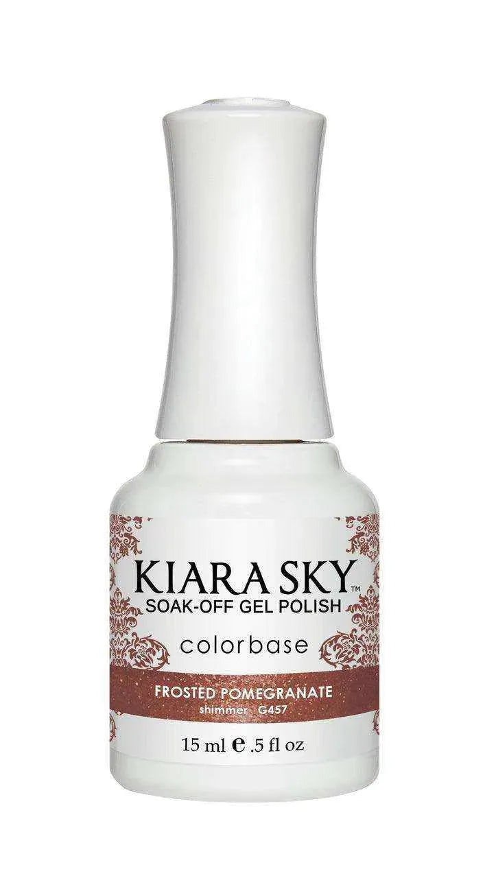 Kiara Sky Duo - Gel & Lacquer Combo - 457 FROSTED POMEGRANATE Duo - Gel & Lacquer Combo