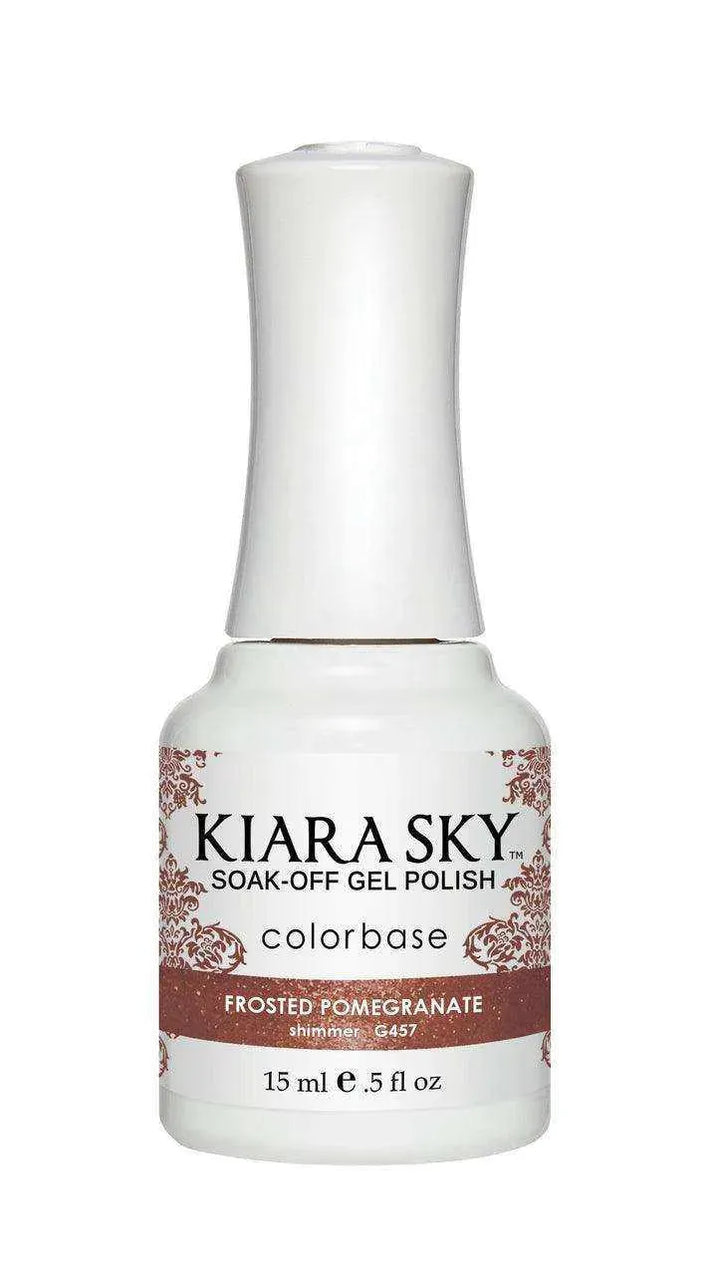 Kiara Sky Duo - Gel & Lacquer Combo - 457 FROSTED POMEGRANATE Duo - Gel & Lacquer Combo