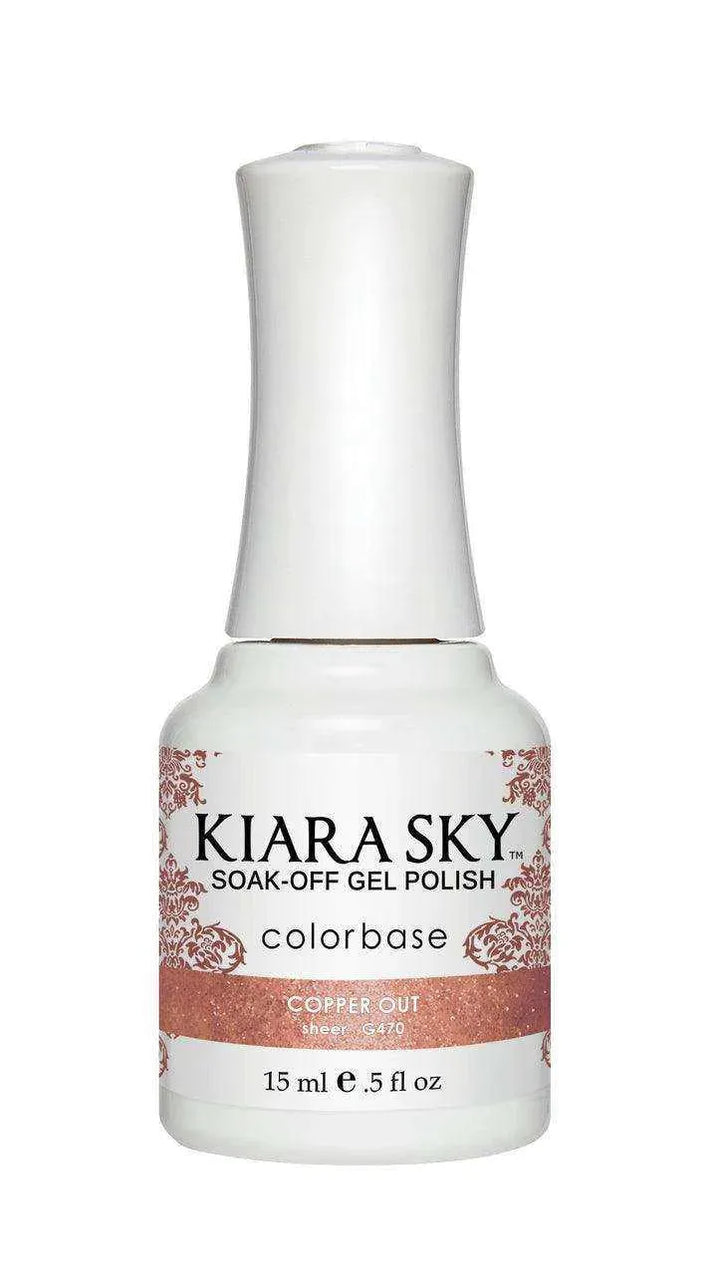 Kiara Sky Duo - Gel & Lacquer Combo - 470 COPPER OUT Duo - Gel & Lacquer Combo