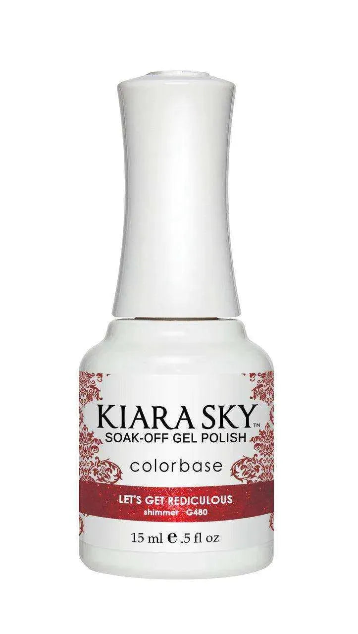 Kiara Sky Duo - Gel & Lacquer Combo - 480 LET'S GET REDICULOUS Duo - Gel & Lacquer Combo