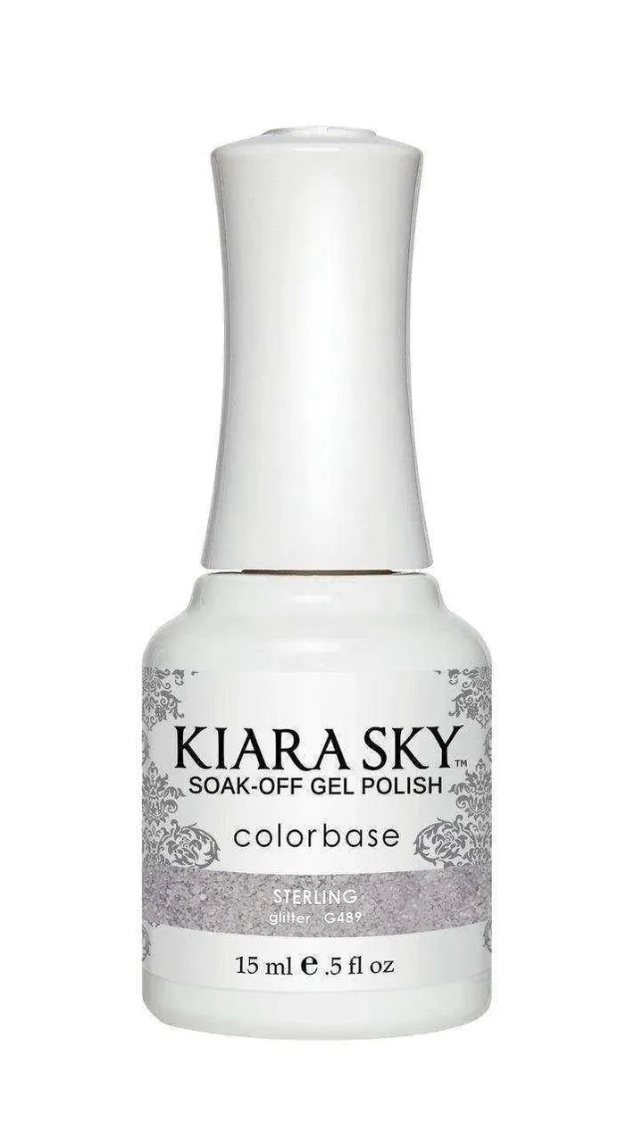 Kiara Sky Duo - Gel & Lacquer Combo - 489 STERLING Duo - Gel & Lacquer Combo